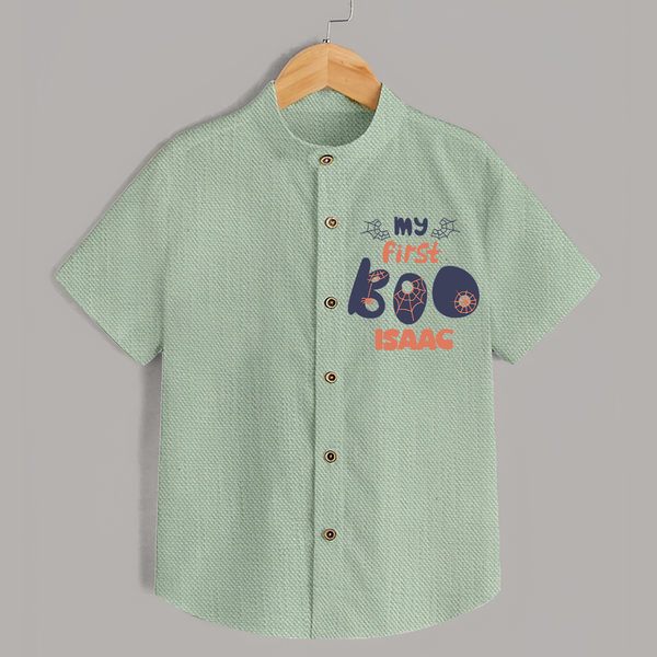 My First Too Cute Spooh Shirt | Custom Baby Shirt for Little Festival Stars - MINT GREEN - 0 - 6 Months Old (Chest 23")
