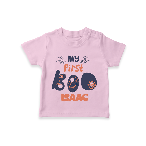 My First Too Cute Spooh Tshirt | Custom Baby Tshirt for Little Festival Stars - BABY PINK - 0-5 Months Old (Chest 17")