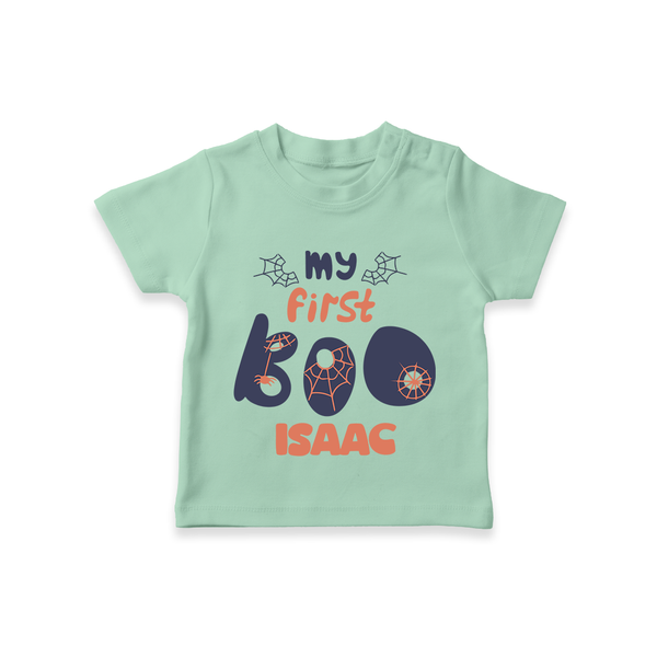My First Too Cute Spooh Tshirt | Custom Baby Tshirt for Little Festival Stars - MINT GREEN - 0-5 Months Old (Chest 17")