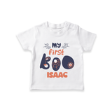 My First Too Cute Spooh Tshirt | Custom Baby Tshirt for Little Festival Stars - WHITE - 0-5 Months Old (Chest 17")