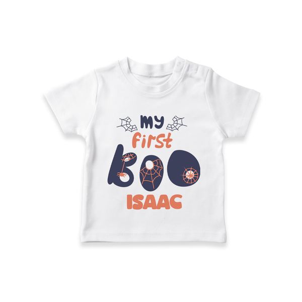 My First Too Cute Spooh Tshirt | Custom Baby Tshirt for Little Festival Stars - WHITE - 0-5 Months Old (Chest 17")