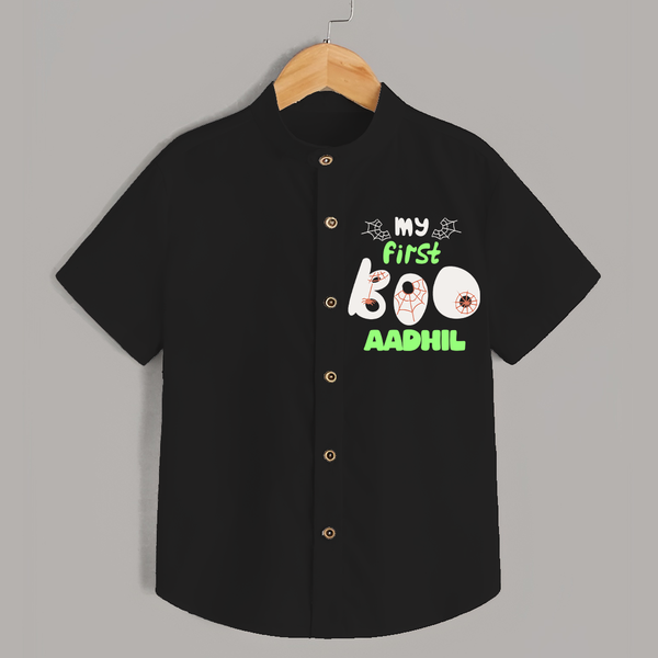 My First Too Cute Spooh Shirt | Custom Baby Shirt for Little Festival Stars - BLACK - 0 - 6 Months Old (Chest 23")