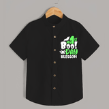 My First Halloween Party Shirt | Personalized Baby Shirt for Little Ones - BLACK - 0 - 6 Months Old (Chest 23")