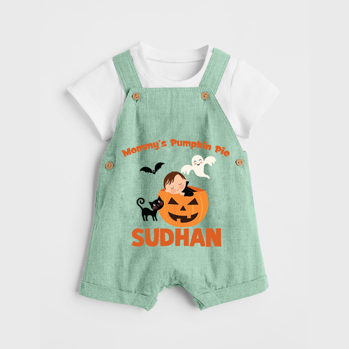 Mommy's Pumpkin Pie Print Baby Dungaree