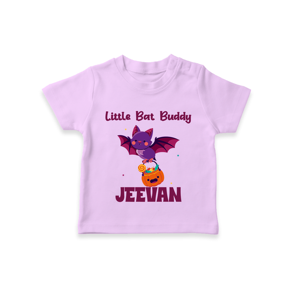 Little Bat Buddy Tshirt | Custom Baby Tshirt for Spooky Fun - LILAC - 0-5 Months Old (Chest 17")