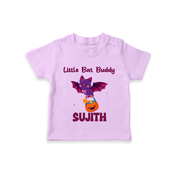 Little Bat Buddy Print Baby Tshirt  - LILAC - 0-5 Months Old (Chest 17")