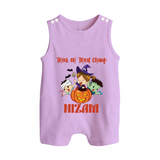 Trick or Treat Champ Romper Suit | Custom Baby Romper Suit for Little Halloween Stars - LILAC - 0 - 5 Months Old (Chest 18")