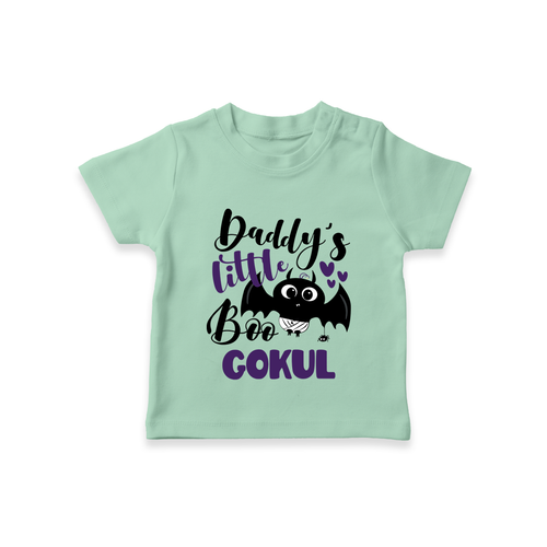 Daddy's Little Boo Bat Print Baby Tshirt