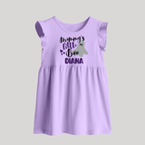 Mommy's Little Boo Baby Frock | Personalized Baby Frock for Festival Celebration - LILAC - 0 - 3 Months Old (Chest 17")