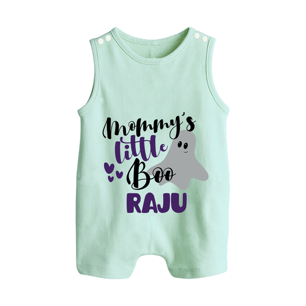 Mommy's Little Boo Romper Suit | Personalized Baby Romper Suit for Festival Celebration - MINT GREEN - 0 - 5 Months Old (Chest 18")