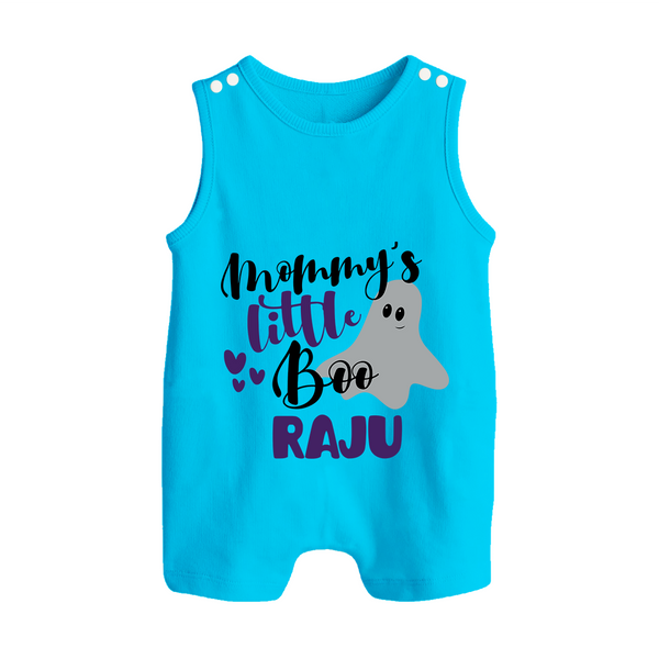 Mommy's Little Boo Romper Suit | Personalized Baby Romper Suit for Festival Celebration - SKY BLUE - 0 - 5 Months Old (Chest 18")