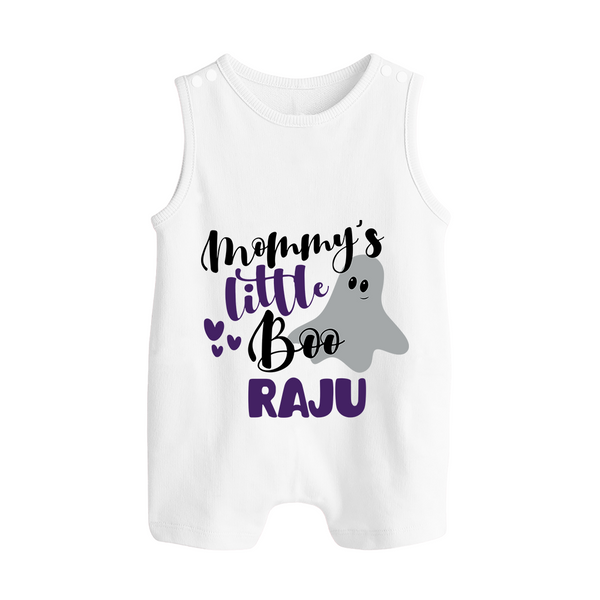 Mommy's Little Boo Romper Suit | Personalized Baby Romper Suit for Festival Celebration - WHITE - 0 - 5 Months Old (Chest 18")