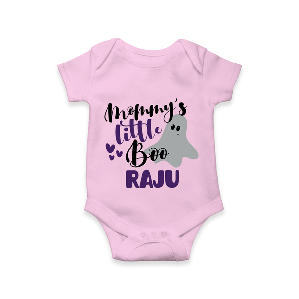Mommy's Little Boo Romper | Personalized Baby Romper for Festival Celebration - BABY PINK - New Born (Chest 14")