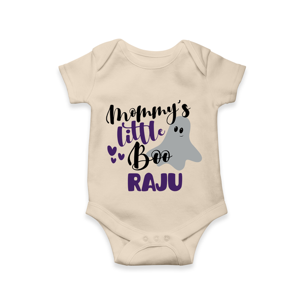 Mommy's Little Boo Romper | Personalized Baby Romper for Festival Celebration - IVORY - New Born (Chest 14")