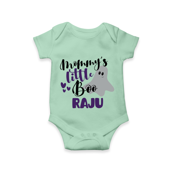Mommy's Little Boo Romper | Personalized Baby Romper for Festival Celebration - MINT GREEN - New Born (Chest 14")