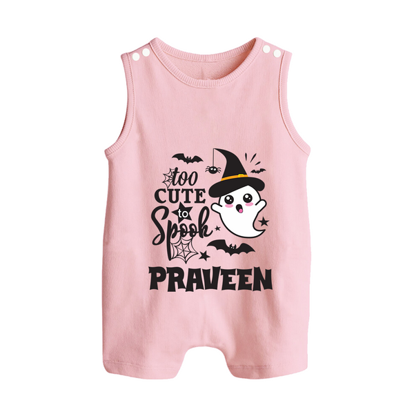 Too Cute Spooh Romper Suit | Personalized Baby Romper Suit for Spooky Fun - BABY PINK - 0 - 5 Months Old (Chest 18")