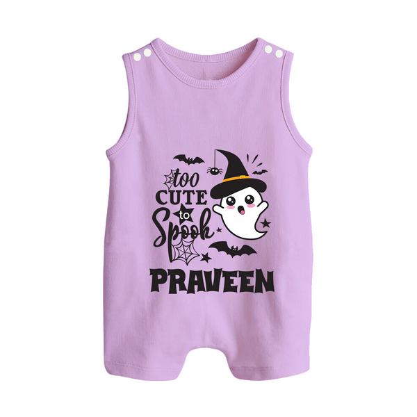 Too Cute Spooh Romper Suit | Personalized Baby Romper Suit for Spooky Fun - LILAC - 0 - 5 Months Old (Chest 18")