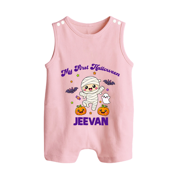 My First Little Mummy First Halloween Romper Suit  - BABY PINK - New Born (Chest 18")