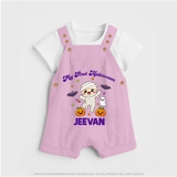 My First Little Mummy First Halloween Dungaree - BABY PINK - 0 - 5 Months Old (Chest 18")