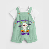 My First Little Mummy First Halloween Dungaree - MINT GREEN - 0 - 5 Months Old (Chest 18")