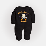 My First Little Mummy First Halloween Full Body Suit - BLACK - New Born (Chest 7.5")