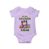 My First Cute Monster First Halloween Romper - LILAC - New Born (Chest 14")