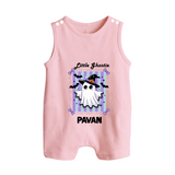  Little Ghostie Halloween Romper Suit  - BABY PINK - New Born (Chest 18")