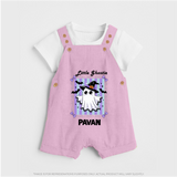  Little Ghostie Halloween Dungaree - BABY PINK - 0 - 5 Months Old (Chest 18")