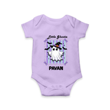  Little Ghostie Halloween Romper - LILAC - New Born (Chest 14")