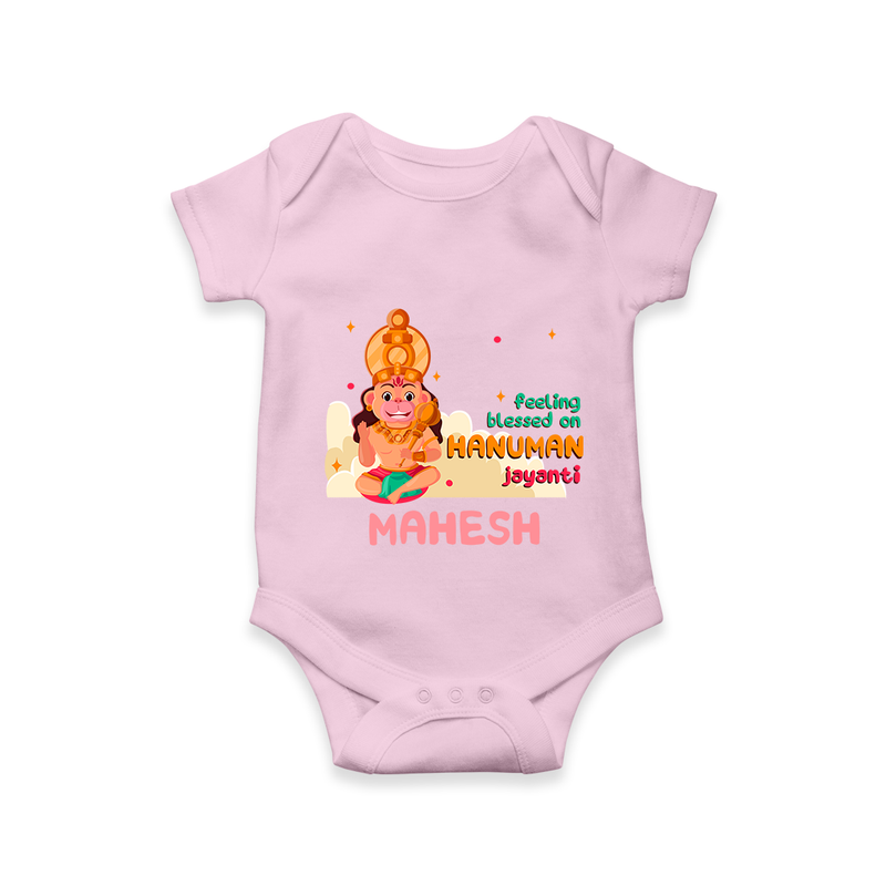 Celebrate new beginnings with our "Feeling Blessed On Hanuman Jayanti" Customised Romper for Kids