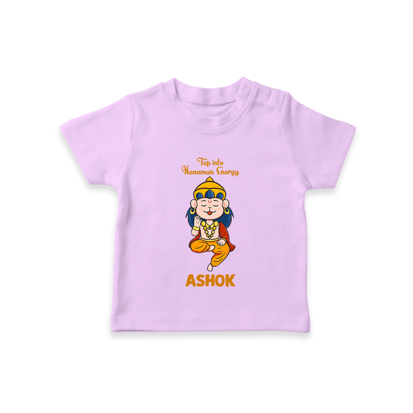 Tap Into Hanuman Energy T-Shirt | Custom Baby T-Shirt for Hanuman Festival - LILAC - 0-5 Months Old (Chest 17")