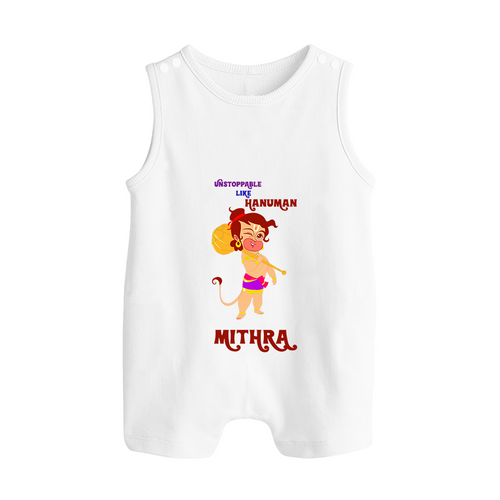 Unstoppable Like Hanuman Romper Suit | Custom Baby Romper Suit for Your Little Warrior