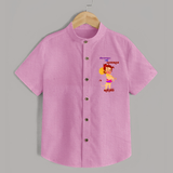 Unstoppable Like Hanuman – Personalized   Shirt - BABY PINK - 0 - 6 Months Old (Chest 23")