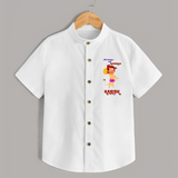 Unstoppable Like Hanuman – Personalized   Shirt - WHITE - 0 - 6 Months Old (Chest 23")
