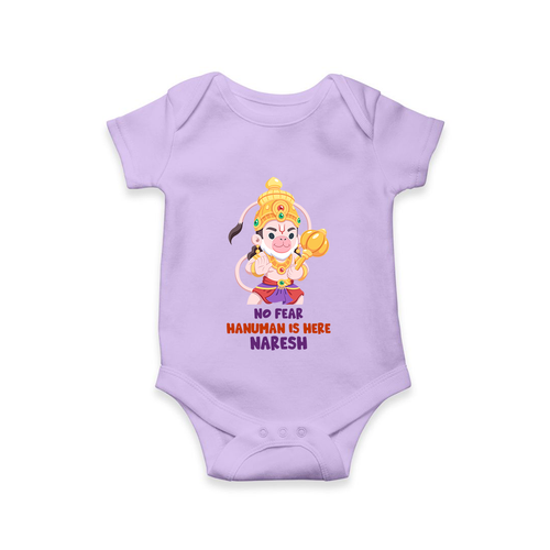 No Fear Hanuman Is Here – Personalized Baby Romper