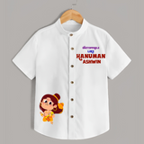 Little Hanuman Strength   Shirt - WHITE - 0 - 6 Months Old (Chest 23")