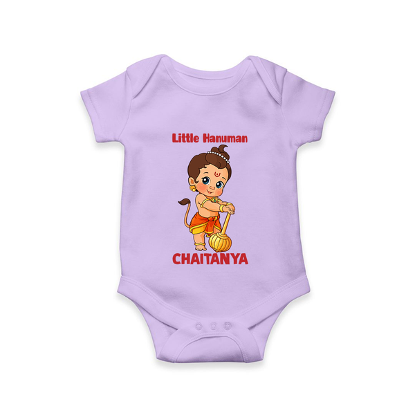 Bal Hanuman Inspired Baby Romper - LILAC - New Born (Chest 14")
