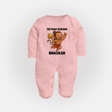 Tail Power Activated – Personalized Baby Fullbody Suit - BABY PINK - New Born (Chest 7.5")