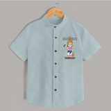 Lord Hanuman – Personalized   Shirt - ARCTIC BLUE - 0 - 6 Months Old (Chest 23")