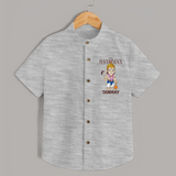 Lord Hanuman – Personalized   Shirt - GREY - 0 - 6 Months Old (Chest 23")