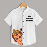 Mini Hanuman – Personalized   Shirt - WHITE - 0 - 6 Months Old (Chest 23")