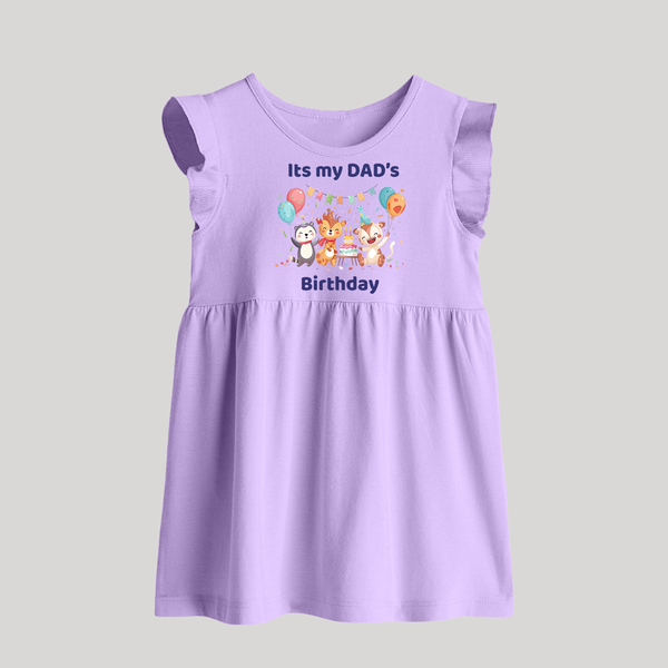 Celebrate Daddy's Day with Baby Frock | Soft Cotton Comfort - LILAC - 0 - 3 Months Old (Chest 17")