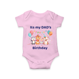 Celebrate Daddy's Day with Baby Romper/Onesie | Soft Cotton Comfort - BABY PINK - 0 - 3 Months Old (Chest 16")