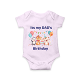 "DaddyÕs Birthday Surprise - Baby Romper Full Of Love And Joy!" - LILAC - 0 - 3 Months Old (Chest 16")