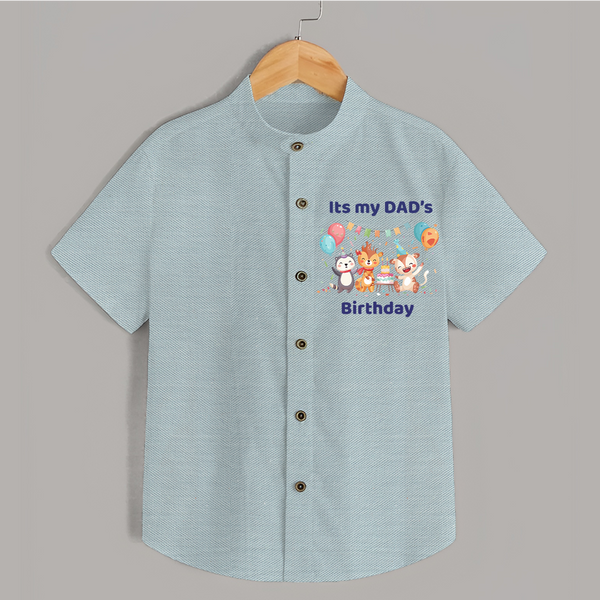 Celebrate Daddy's Day with Baby Shirt | Soft Cotton Comfort - ARCTIC BLUE - 0 - 6 Months Old (Chest 23")