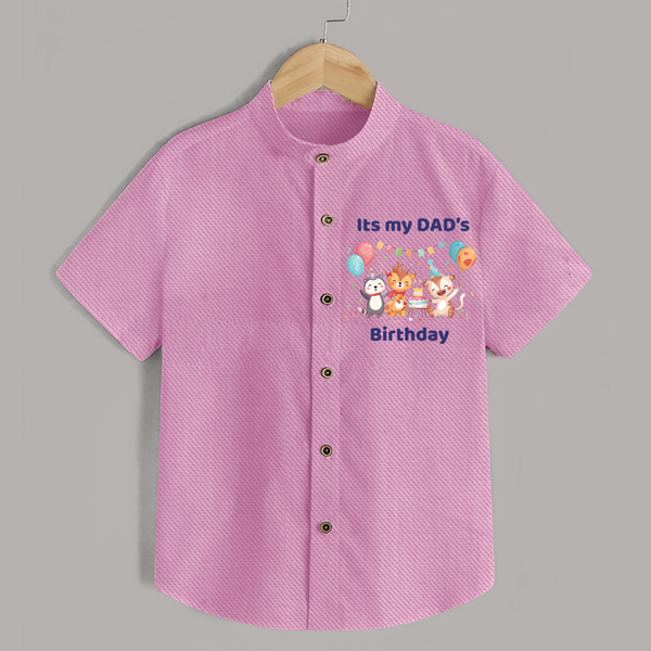 Celebrate Daddy's Day with Baby Shirt | Soft Cotton Comfort - BABY PINK - 0 - 6 Months Old (Chest 23")