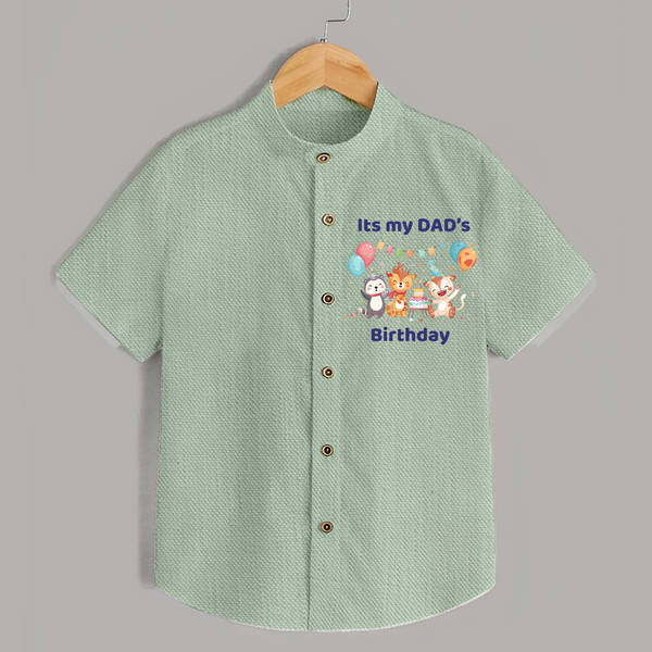 Celebrate Daddy's Day with Baby Shirt | Soft Cotton Comfort - MINT GREEN - 0 - 6 Months Old (Chest 23")