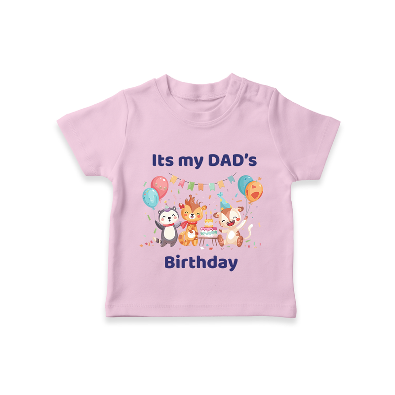 Celebrate Daddy's Day with Baby T-Shirt | Soft Cotton Comfort - BABY PINK - 0-5 Months Old (Chest 17")