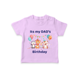 "DaddyÕs Birthday Surprise - Kids T-Shirt Full Of Love And Joy!" - LILAC - 0-5 Months Old (Chest 17")