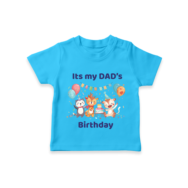 Celebrate Daddy's Day with Baby T-Shirt | Soft Cotton Comfort - SKY BLUE - 0-5 Months Old (Chest 17")